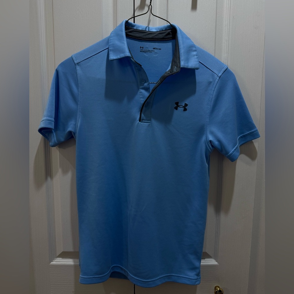 Under Armour Men's Light Blue Polo Shirt